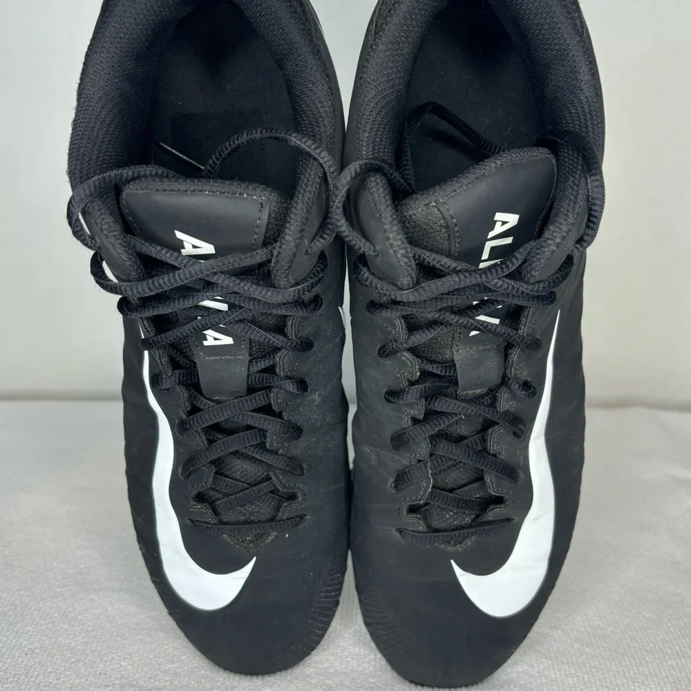 Men’s Nike Alpha FastFlex Sporting Football Cleats Black‎ White 11.5 US NFL